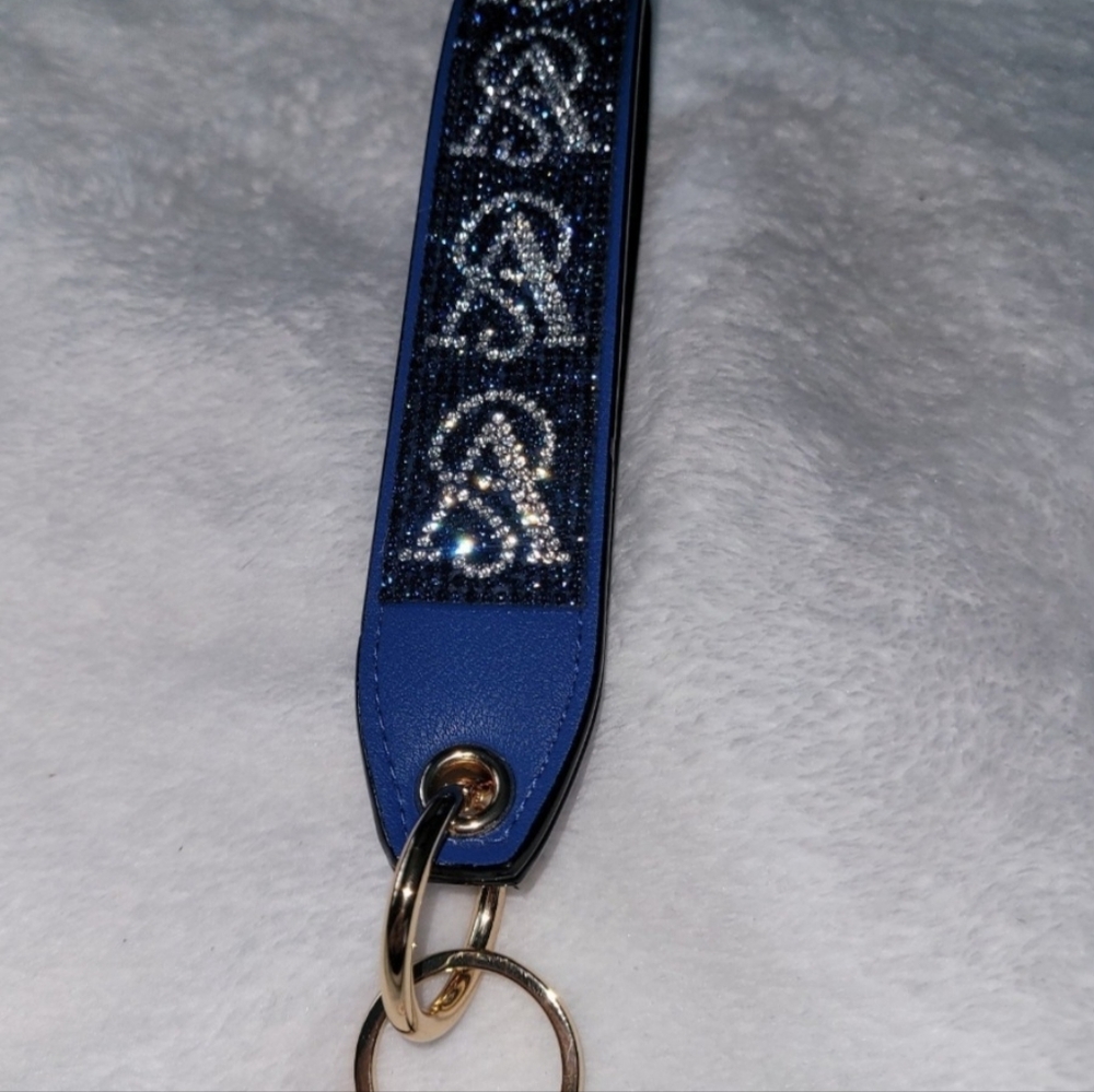 Nwt VS Wristlet Keychain Blue sapphire and Silver With Rhinestone.Read Full Post - Picture 12 of 12